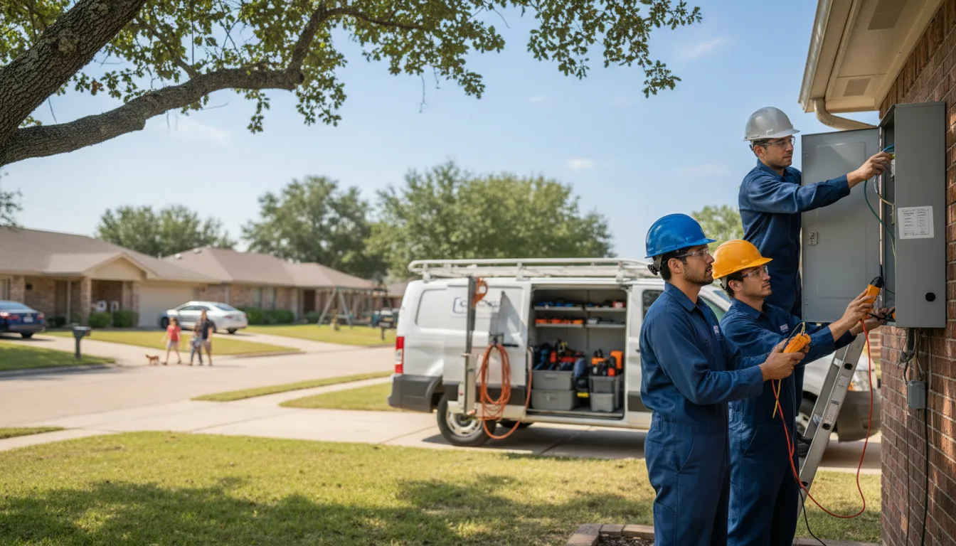 Certified electrician providing emergency electrical services in Bennett, IA